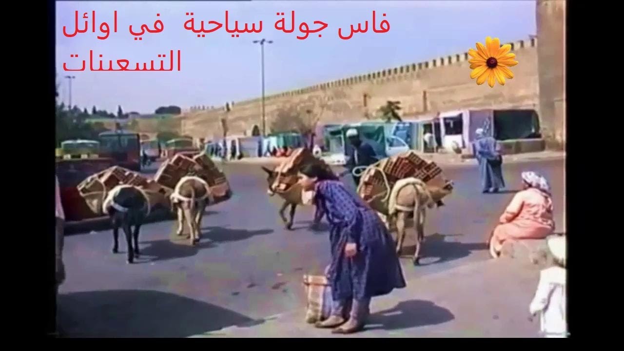 جولة سياحية فاس في اوائل التسعينات Visite touristique de Fès au début des années 90