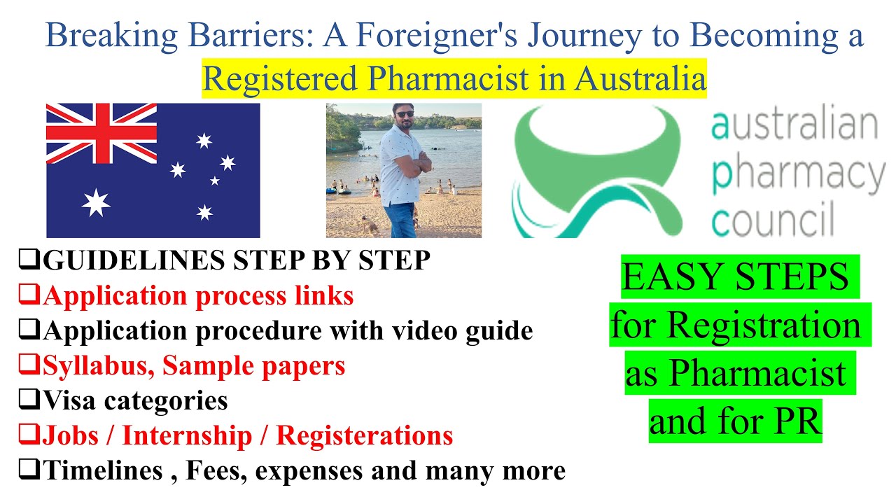 How to Become a Registered Pharmacist in Australia as a Foreign Graduate | Step-by-Step Guide