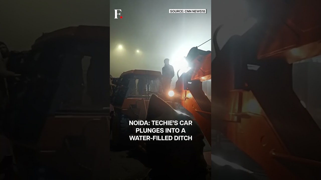 India: Techie Killed After Car Plunges Into Ditch in Noida | Subscribe To Firstpost | N18G