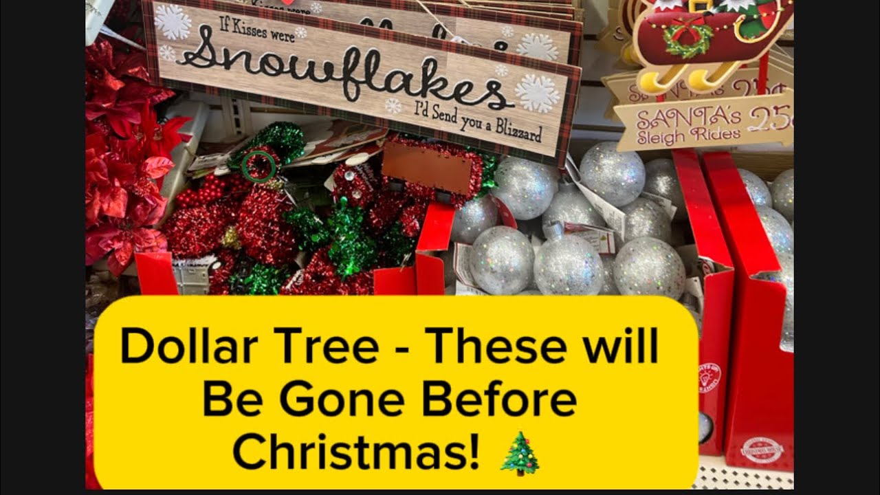 Dollar Tree - These will Be Gone Before Christmas! 🎄 