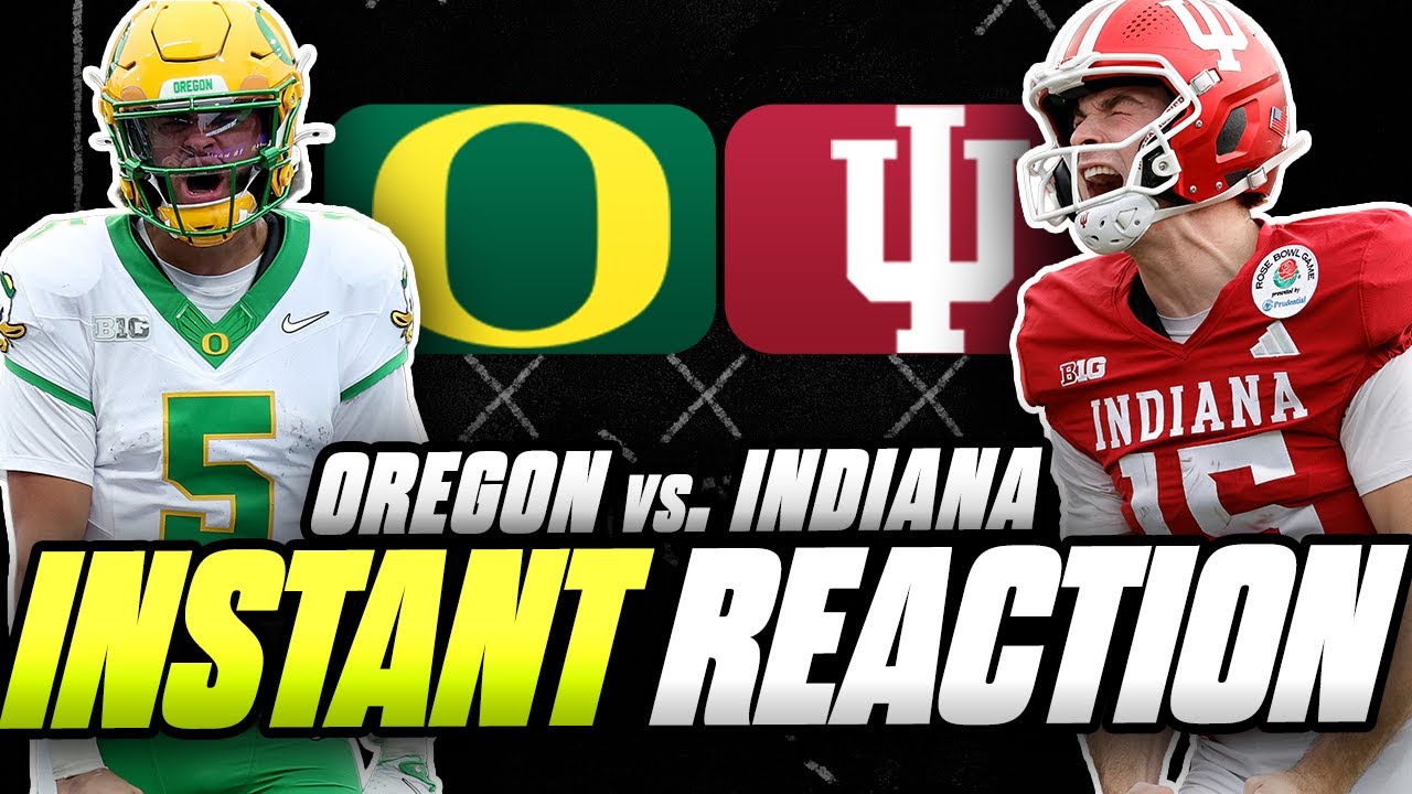 Indiana looks unstoppable en route to CFP title game I Oregon vs. Indiana INSTANT REACTION