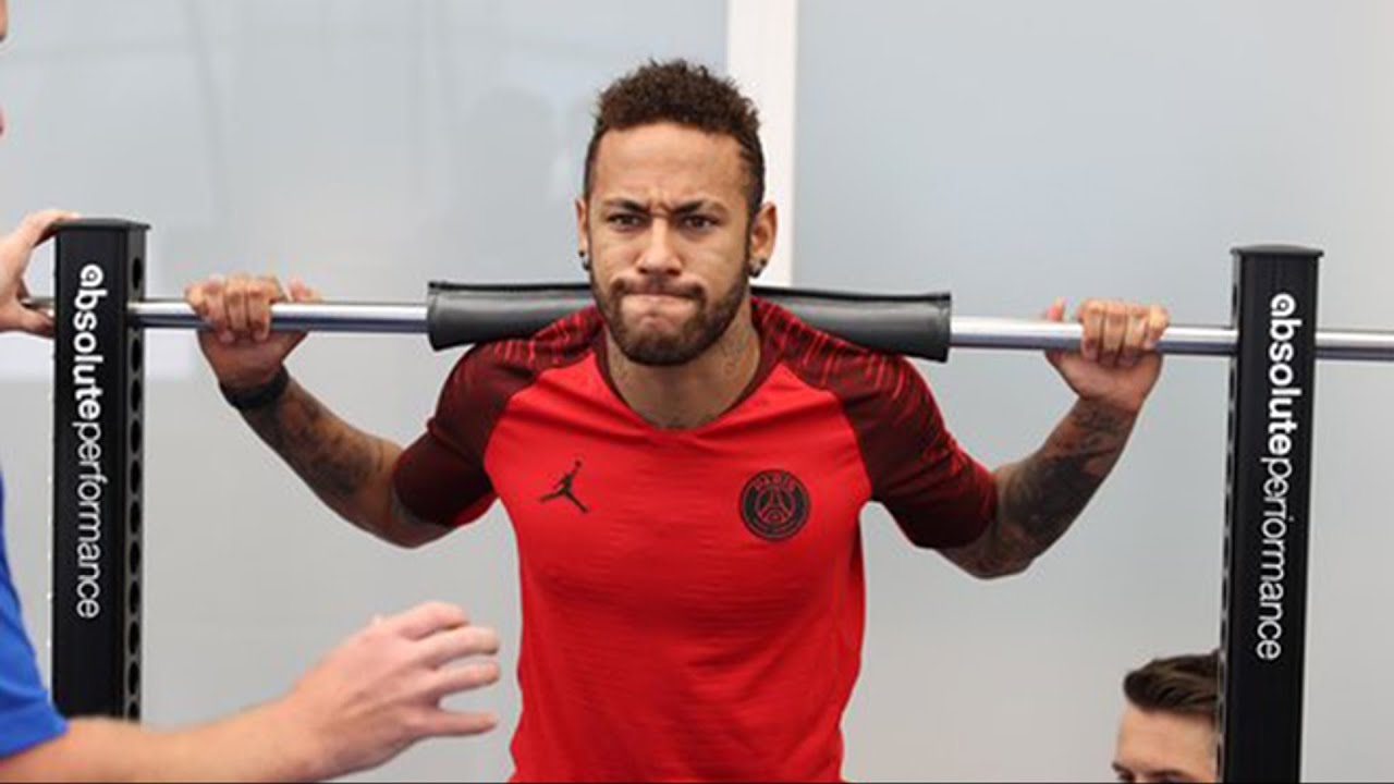 Neymar Treinamento na Academia ll Físico Intenso HD