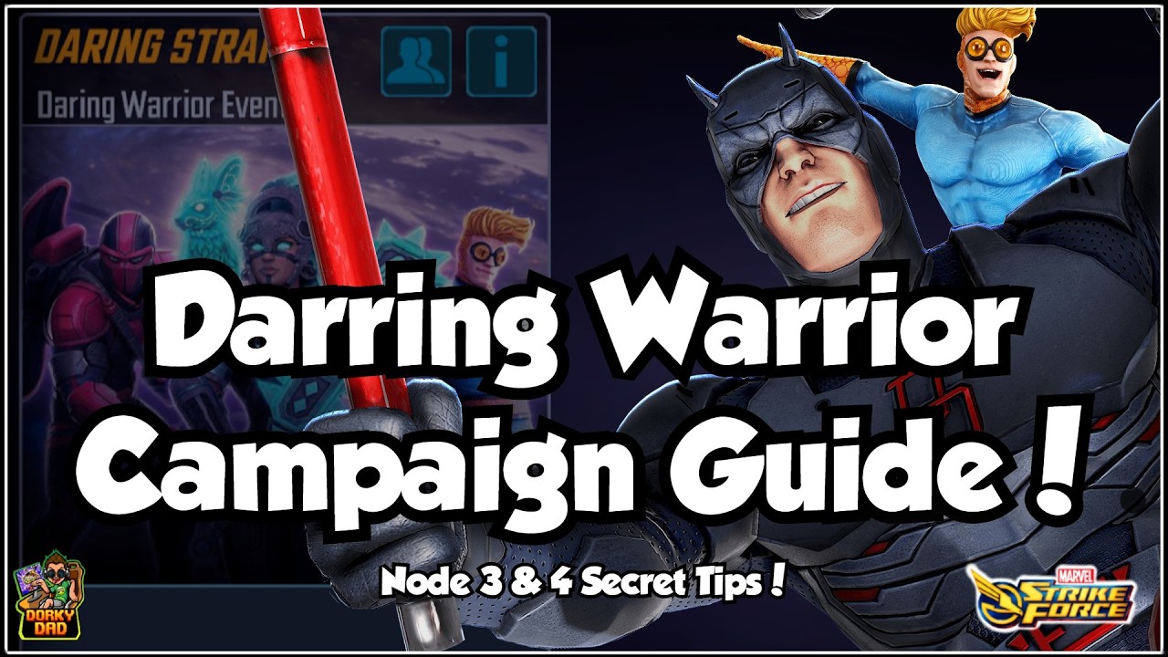 The Daring Warriors Campaign Guide! | Hard, RNG, Or Bad Team? | Marvel Strike Force | MSF