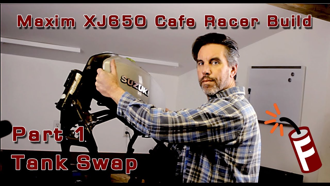 Part 1 -  Maxim XJ650 Cafe Racer Build - Tank Swap