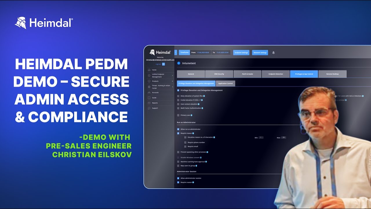 Heimdal PEDM Demo |  Secure Admin Access & Compliance