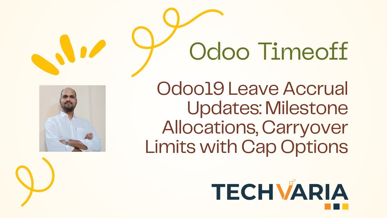Обновления по накоплению отпусков в Odoo19: распределение по этапам, лимиты переноса с возможност...