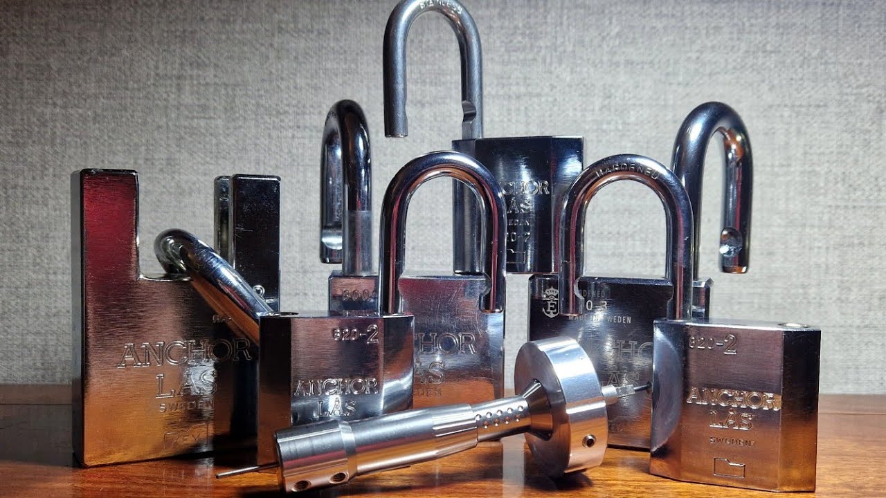 Picking tips for the Anchor Las disc detainer padlocks