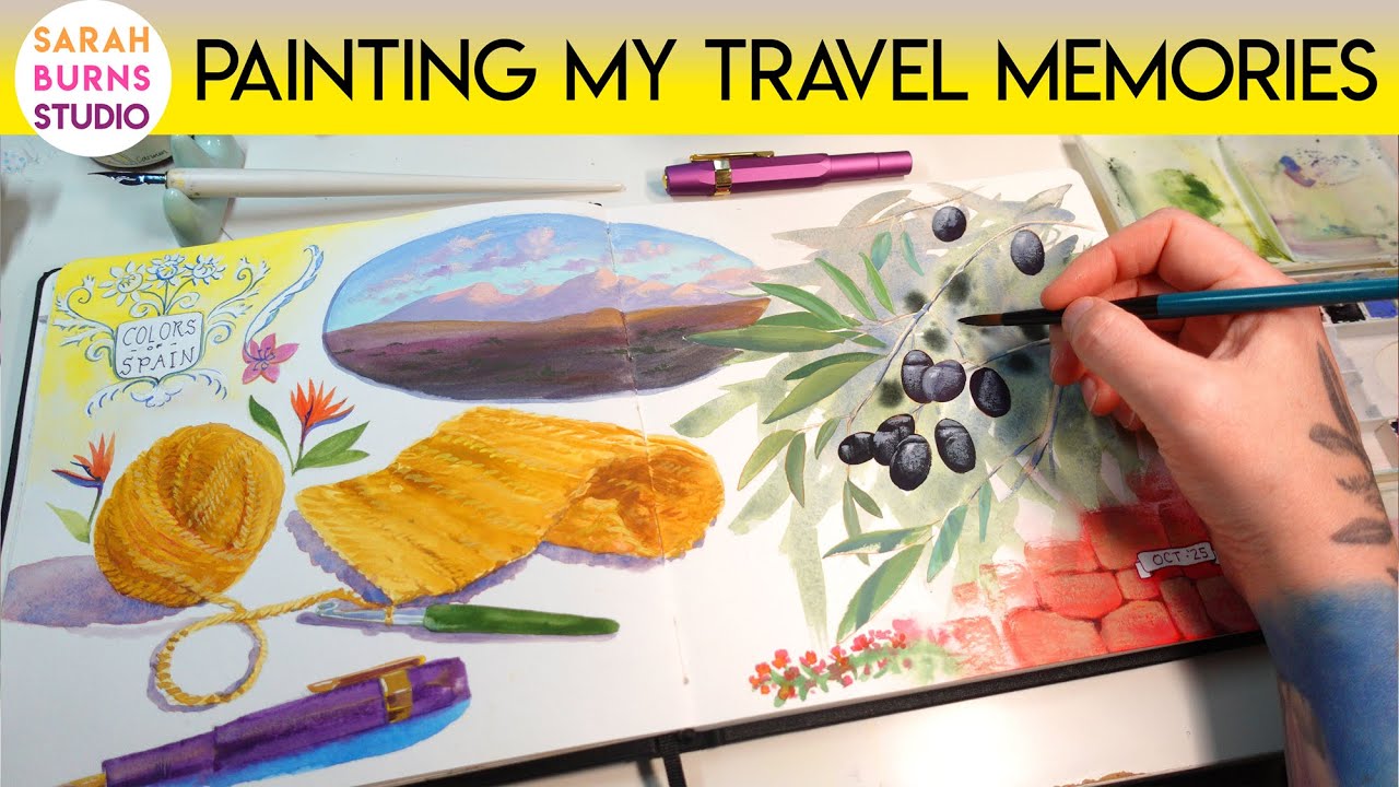 Painting Memories of Spain & chatting!