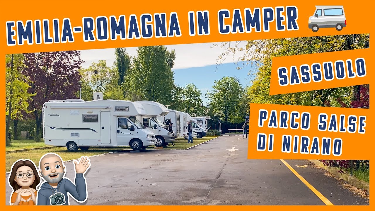 SASSUOLO e Salse di Nirano in Camper in SOSTA LIBERA Emilia Romagna ,  Ep1