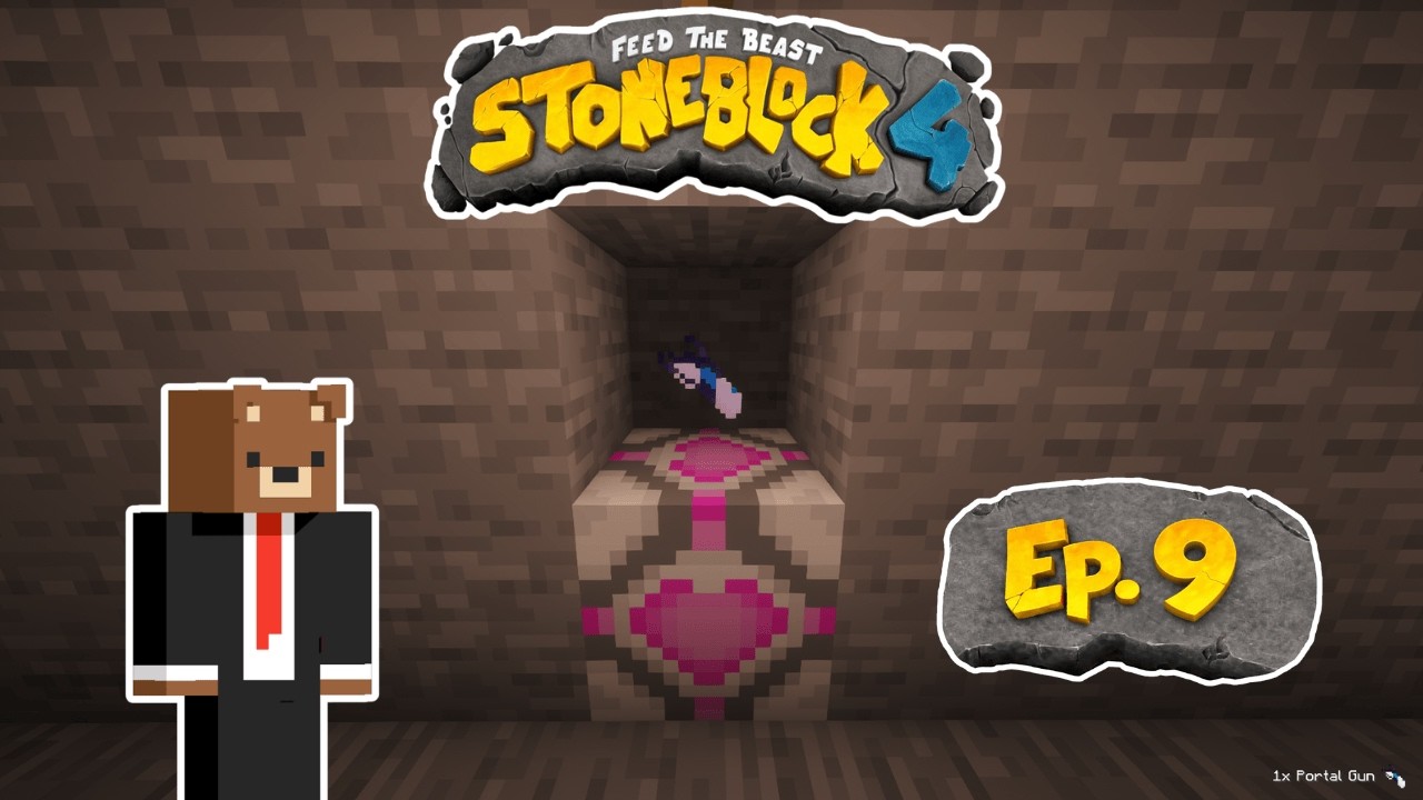 PORTAL IN MINECRAFT? (StoneBlock 4 Ep.  9)