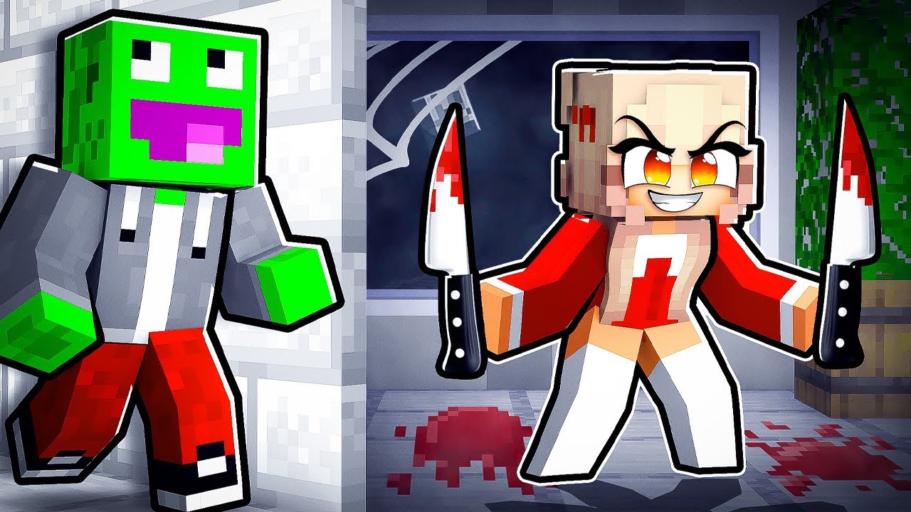 ZBUDOWAŁEM TAJNY POK&Oacute;J żeby UKRYC SIĘ PRZEZ PRZEŚLADOWCZYNIĄ w Minecraft!