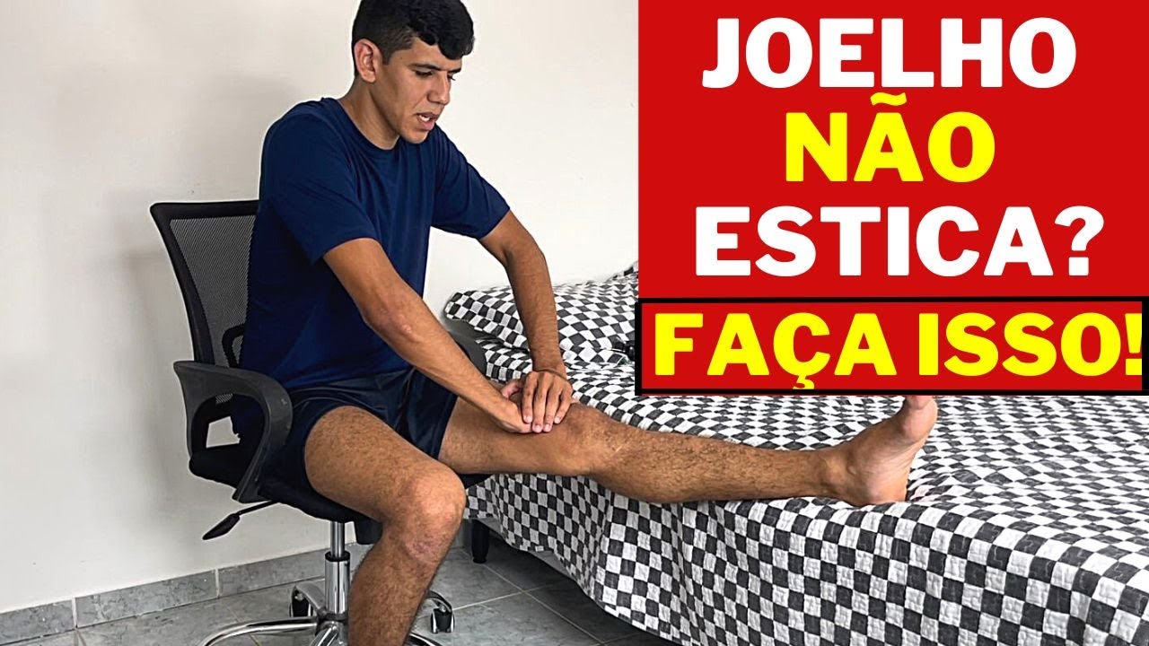 EXERC&Iacute;CIOS PARA ESTICAR O JOELHO - (EXTENS&Atilde;O DO JOELHO)