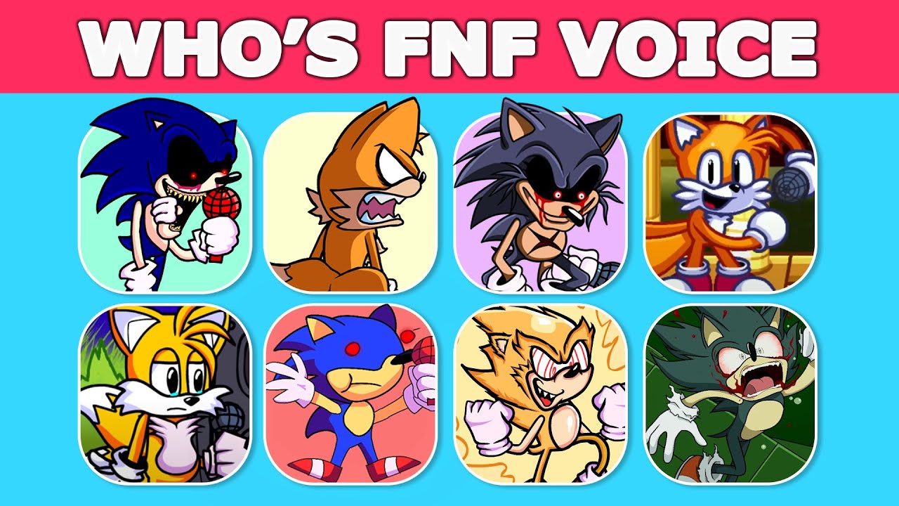Угадай персонажа по ГОЛОСУ | Sonic.EXE, Tails.EXE, Spinning My Tails (Friday Night Funkin)