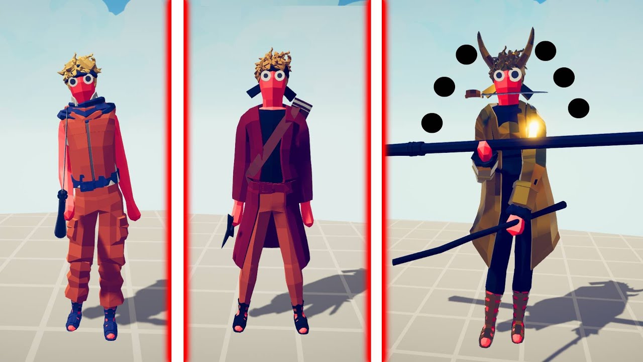 EVOLUTION OF NARUTO | Totally Accurate Battle Simulator TABS