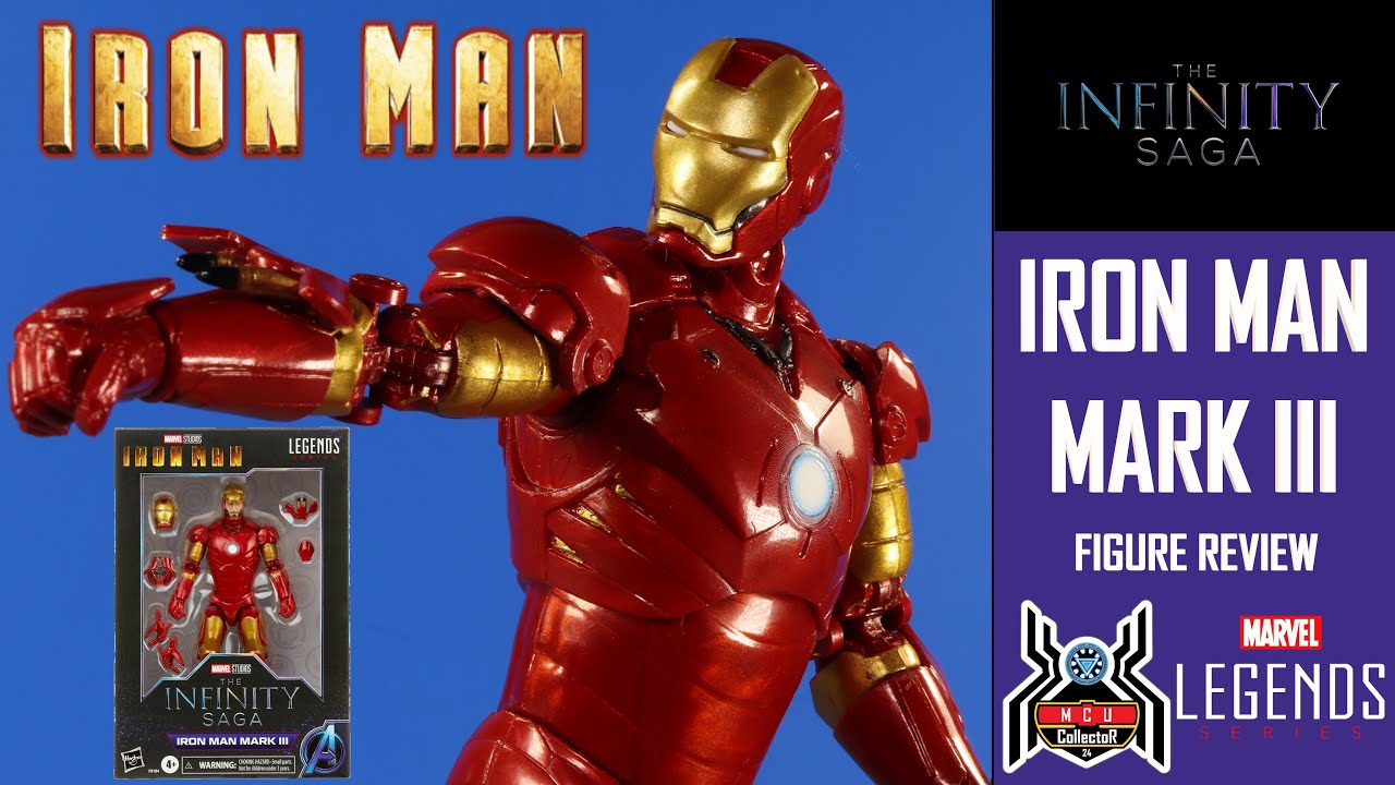 Marvel Legends IRON MAN MARK 3 The Infinity Saga MCU Movie Figure Review