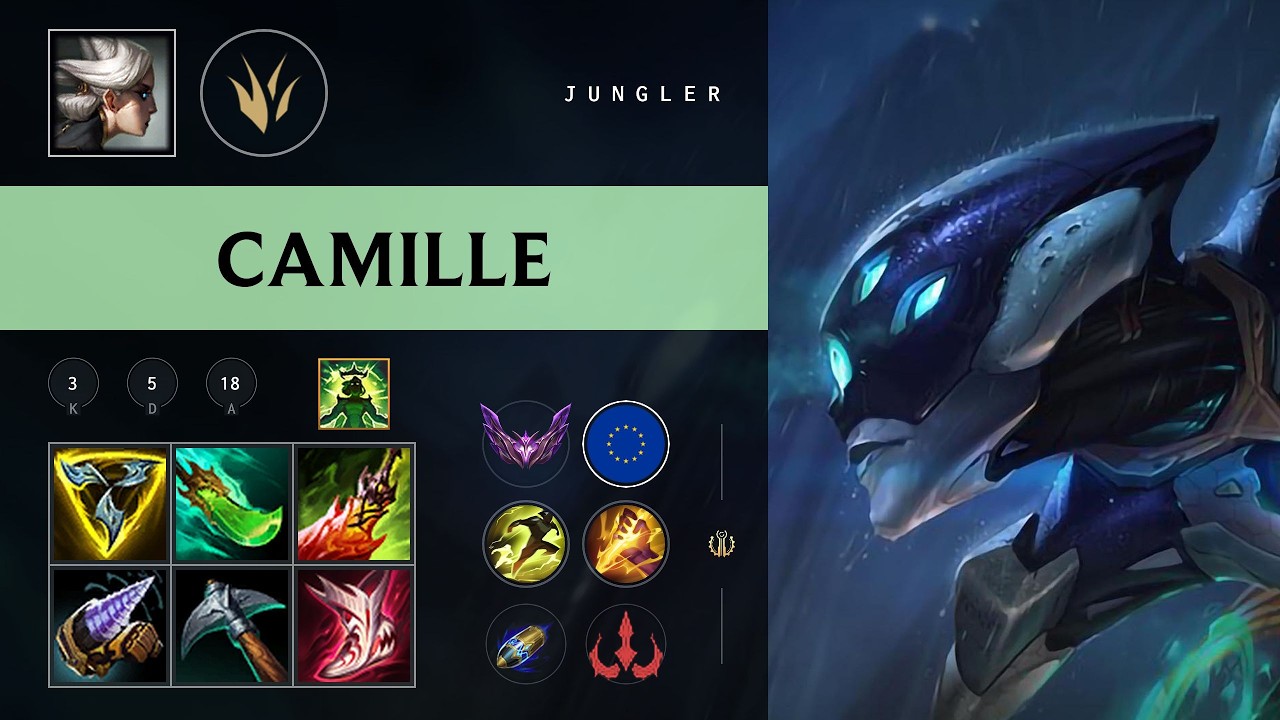 Camille Jungle vs Zaahen - EUW Master Patch 26.09