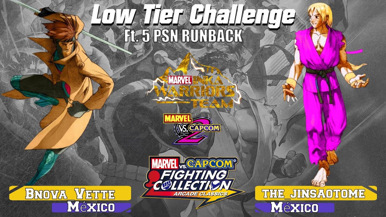 Marvel vs Capcom 2 (PS4) Low Tier Set: Bnova_Vette vs THE_JINSAOTOME   Ft 5 :.26.01.26 🔥🔥🔥 RUNBACK