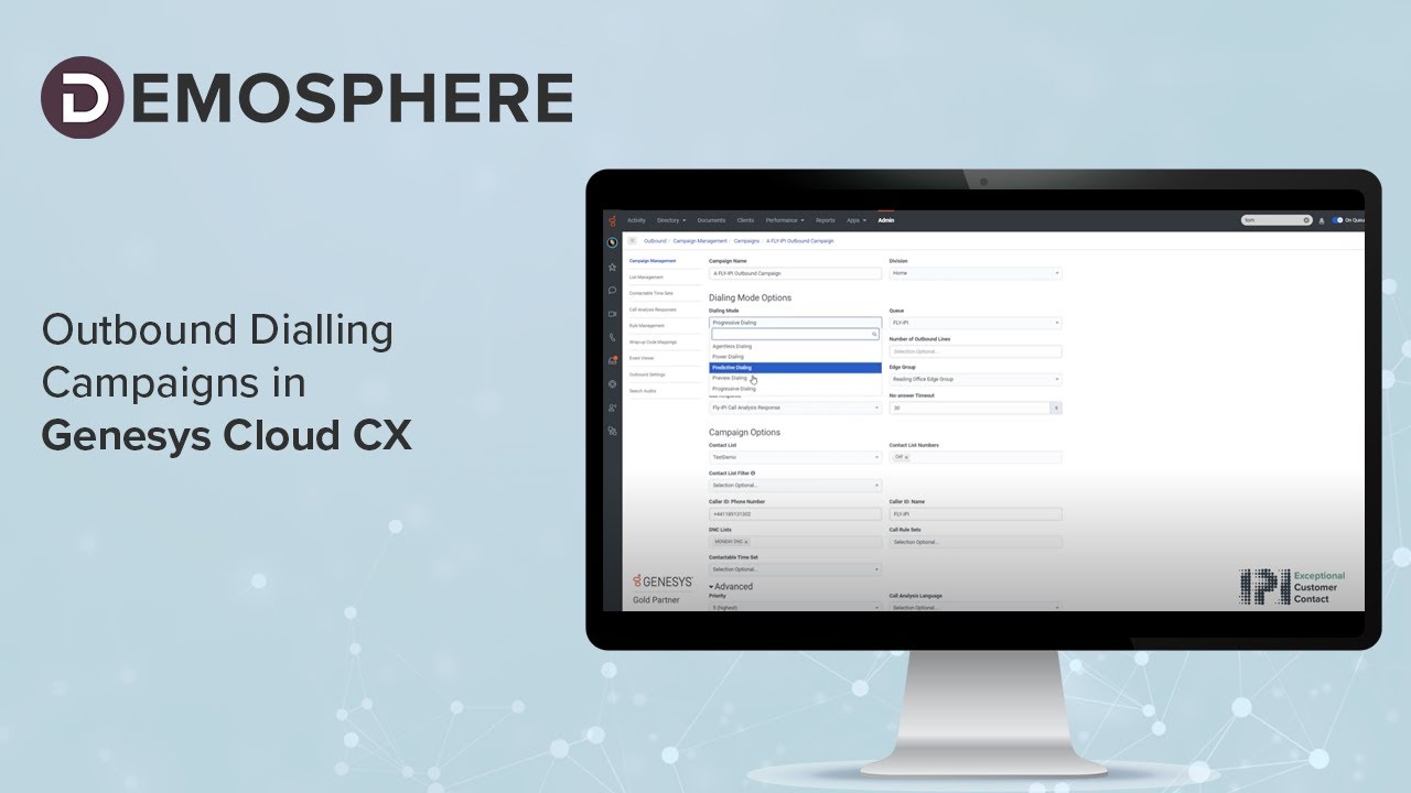Outbound Dialling Campaigns in Genesys Cloud CX