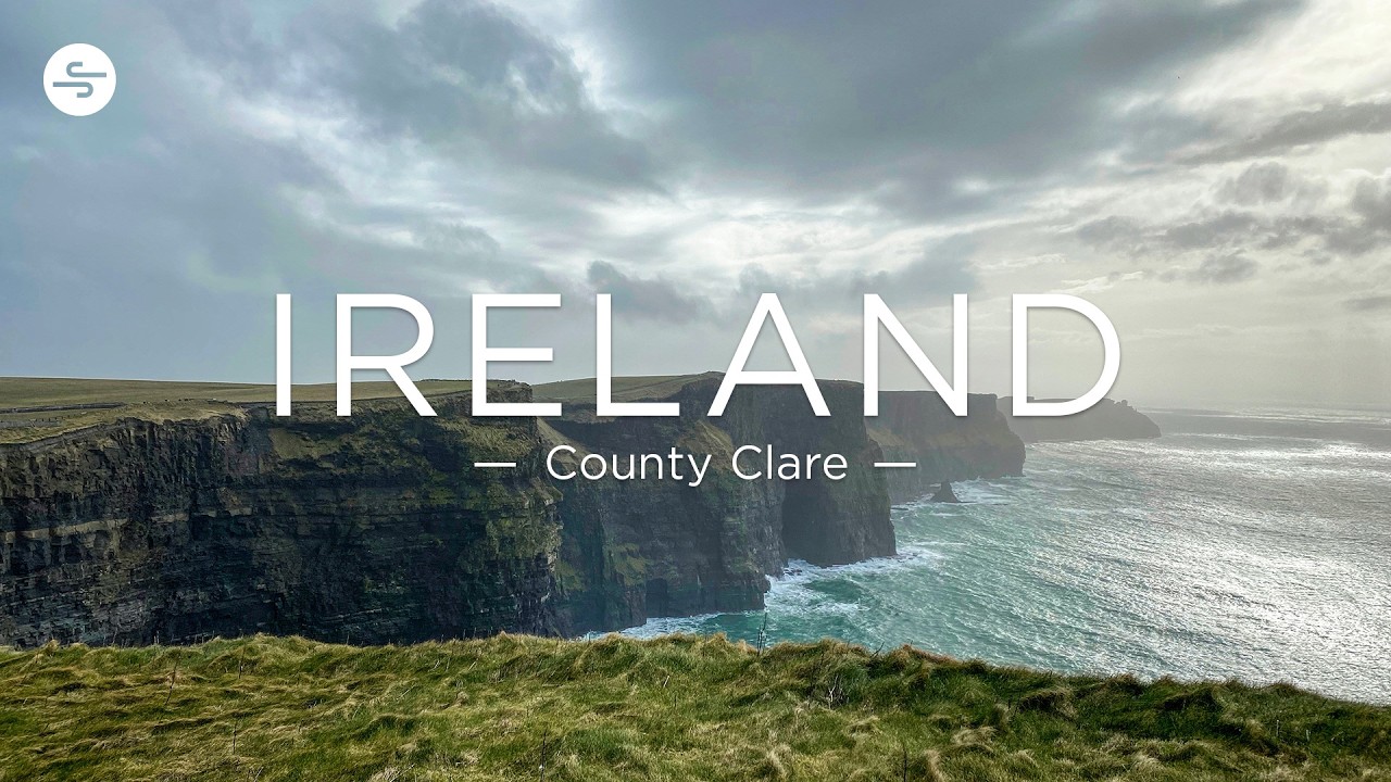 [4K UHD] County Clare, IRELAND🇮🇪 Ambient Drone Film + Ambient Chillout Music for Relax