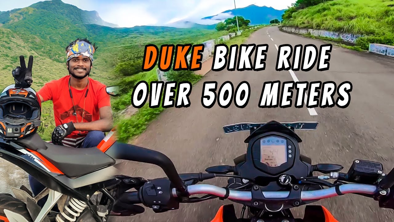 Ride With My baby Duke over 500 meters | Thirumalai Kovil mountain Ride | Tenkasi