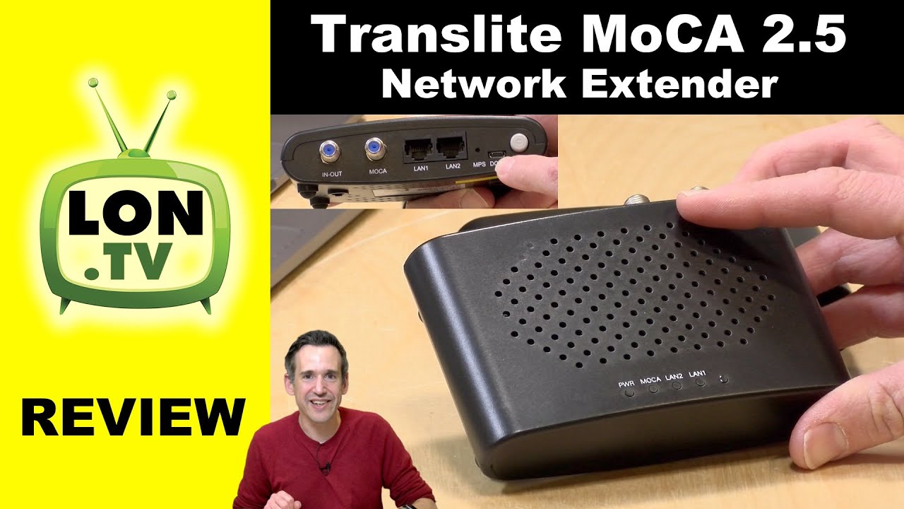 Translite MoCA 2.5 Network Extender Review - 2.5 gigabits with two ethernet ports