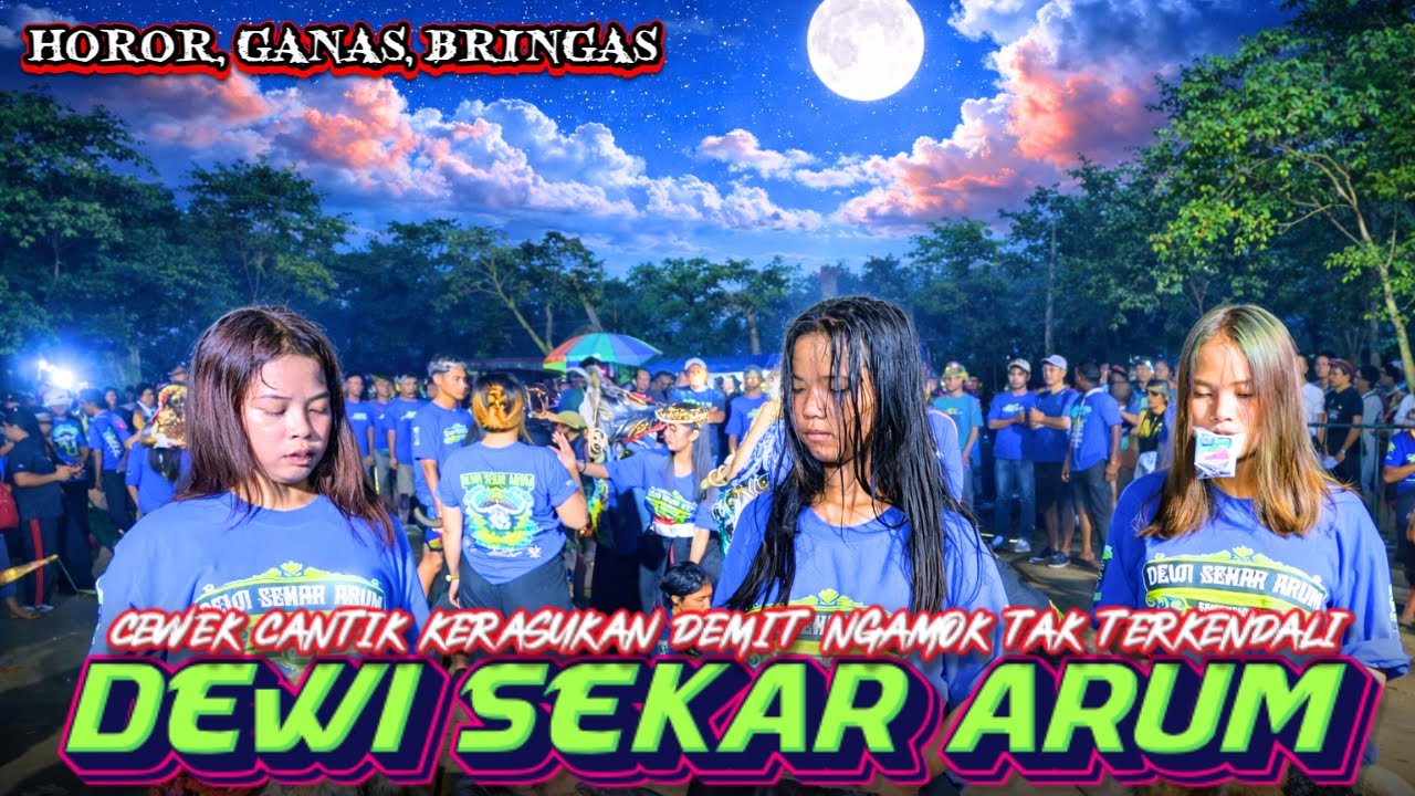 CEWEK CANTIK KERASUKAN DEMIT‼️DEWI SEKAR ARUM FULL KALAPAN NGAMOK OBRAK ABRIK WARGA NGUJUNG