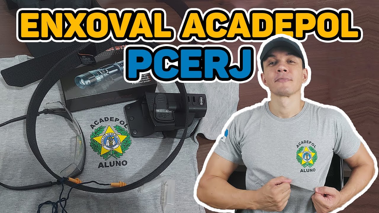Enxoval da ACADEPOL Polícia Civil RJ - Curso de Formação da PCERJ