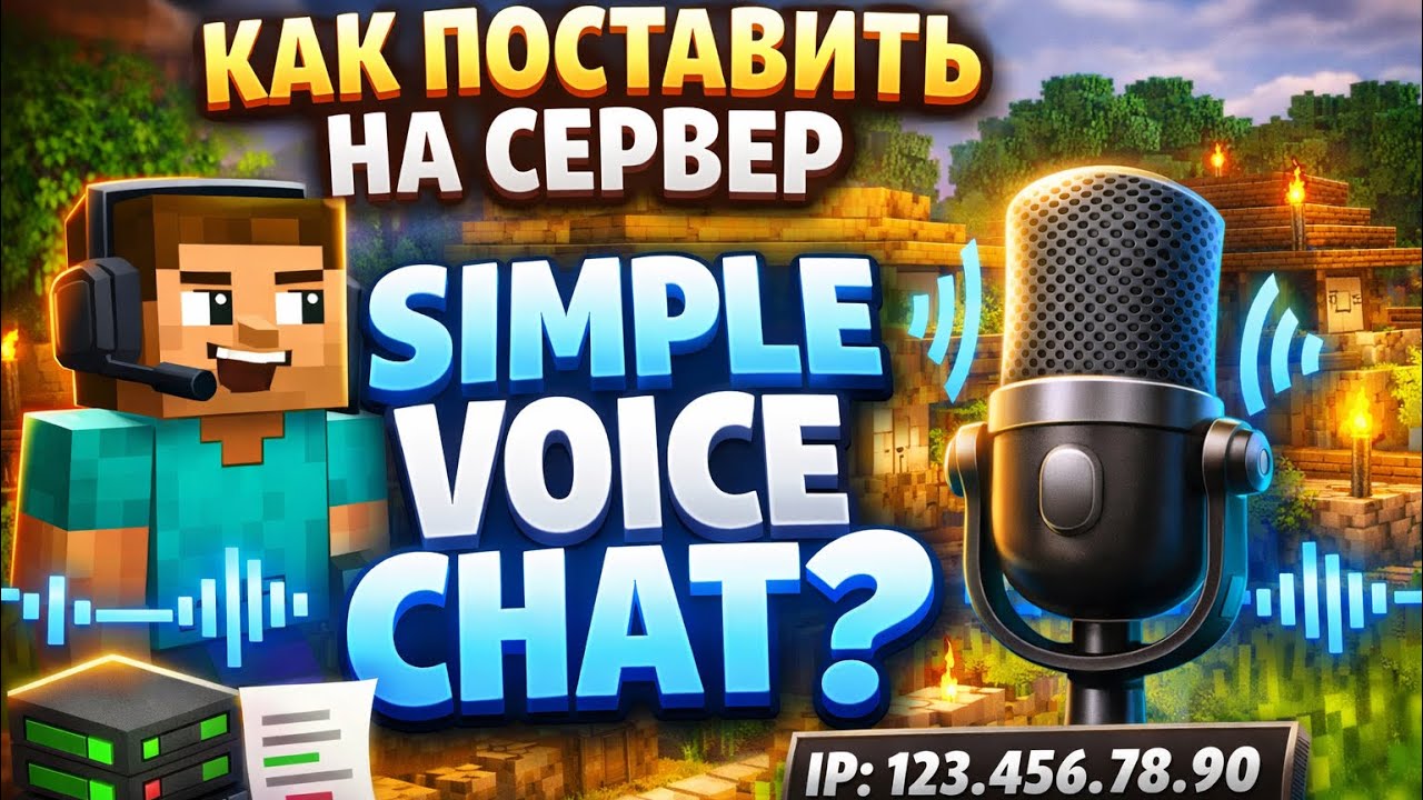 Как поставить на сервер атернос войс чат? 