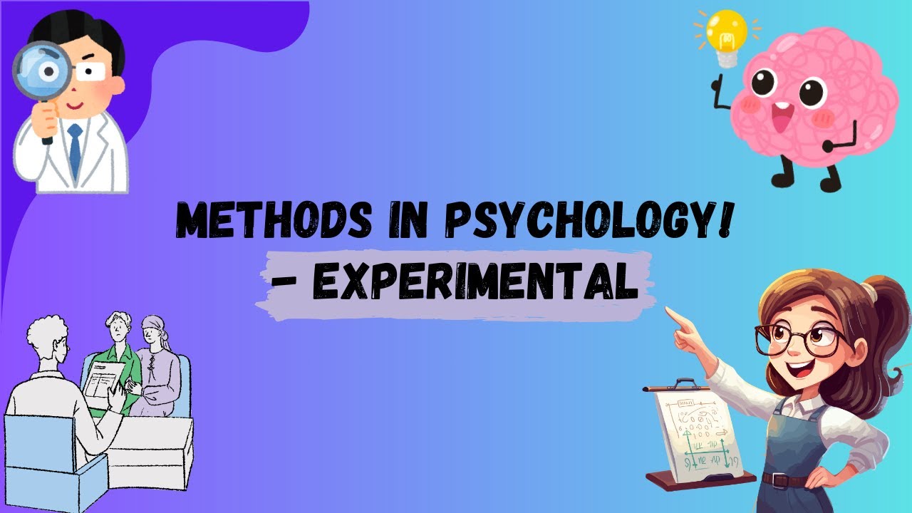 Methods in Psychology - Experimental Method!