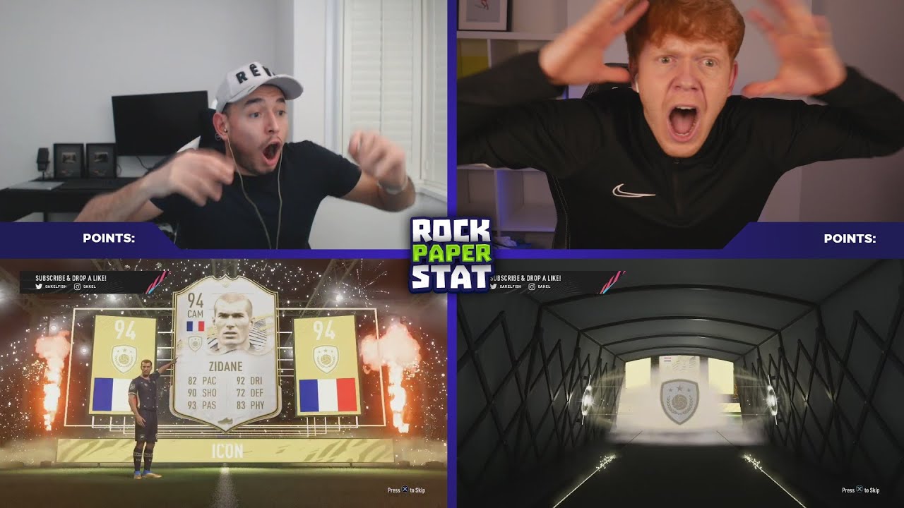 OMFG WE PACKED ZIDANE & ANOTHER TRADEABLE PRIME ICON!! ROCK PAPER STAT vs @Jack54HD