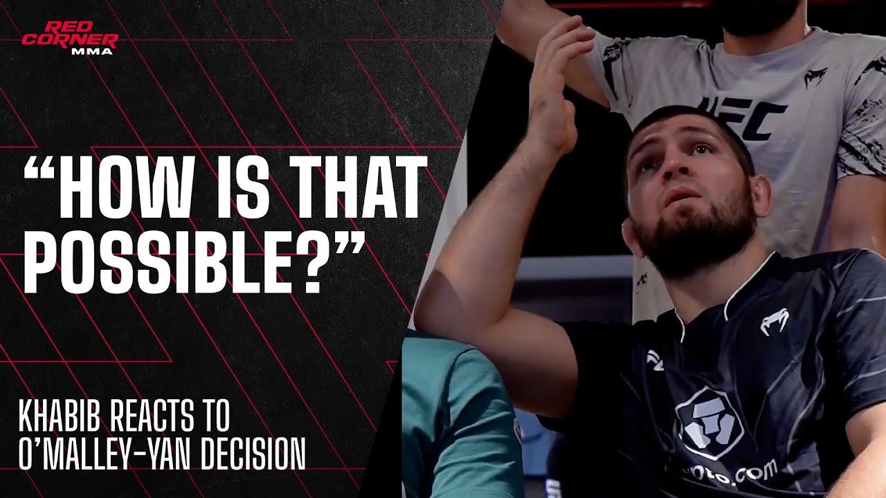 Khabib reacts to Sean O&rsquo;Malley&rsquo;s split decision victory over Petr Yan at #UFC280