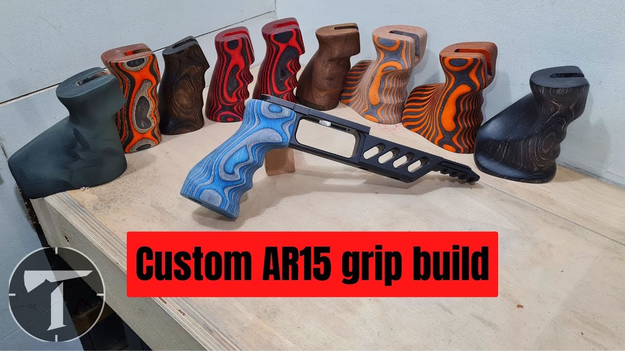 DIY custom ar15 pistol grips for the fx impact, s510tr, Airmaks katran target air rifles