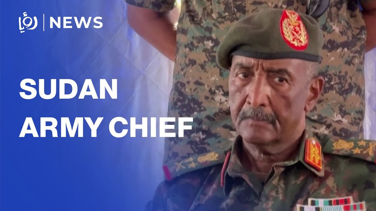 Sudan army chief al-Burhan visits refugee camp