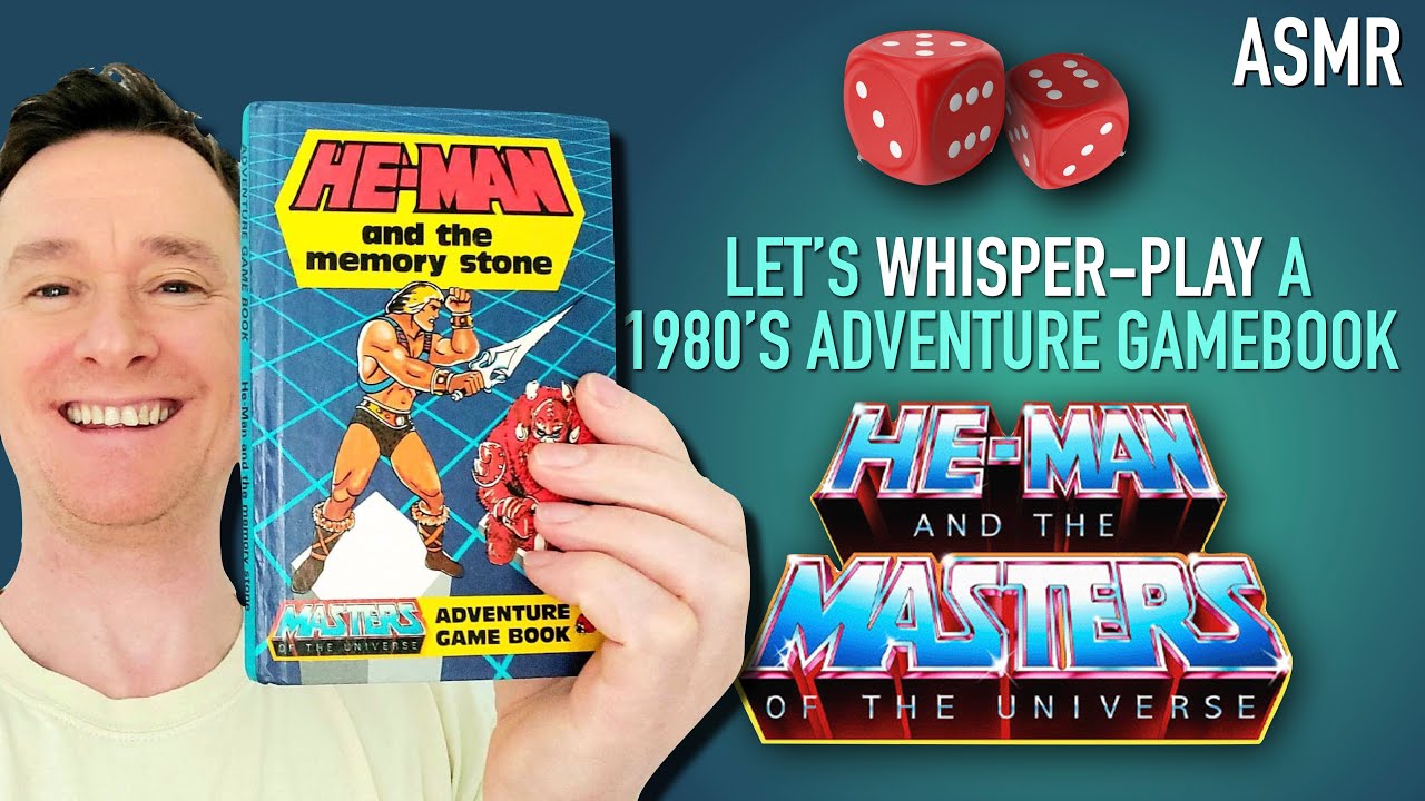 Let’s Whisper-Play an 80's Adventure Gamebook 🎲🎲📖 | #hemanandthemastersoftheuniverse