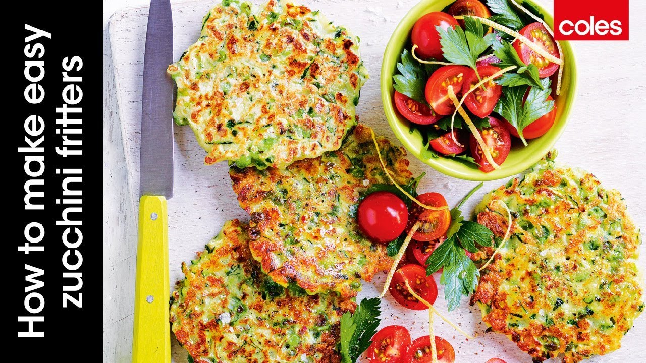 How to make easy zucchini fritters