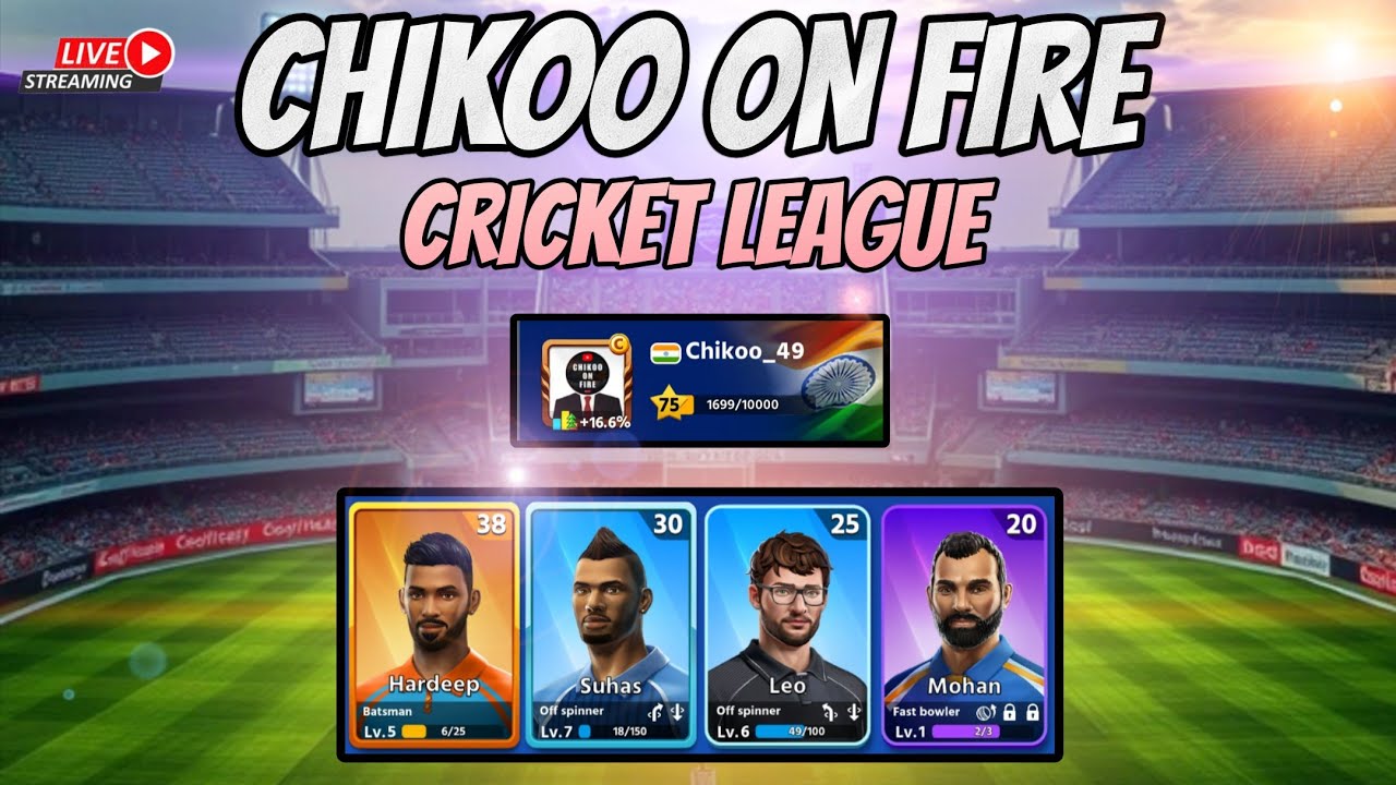 Road to 4k Subscribes Family in Cricket League #shorts #cricketleague #chikooonfire #live