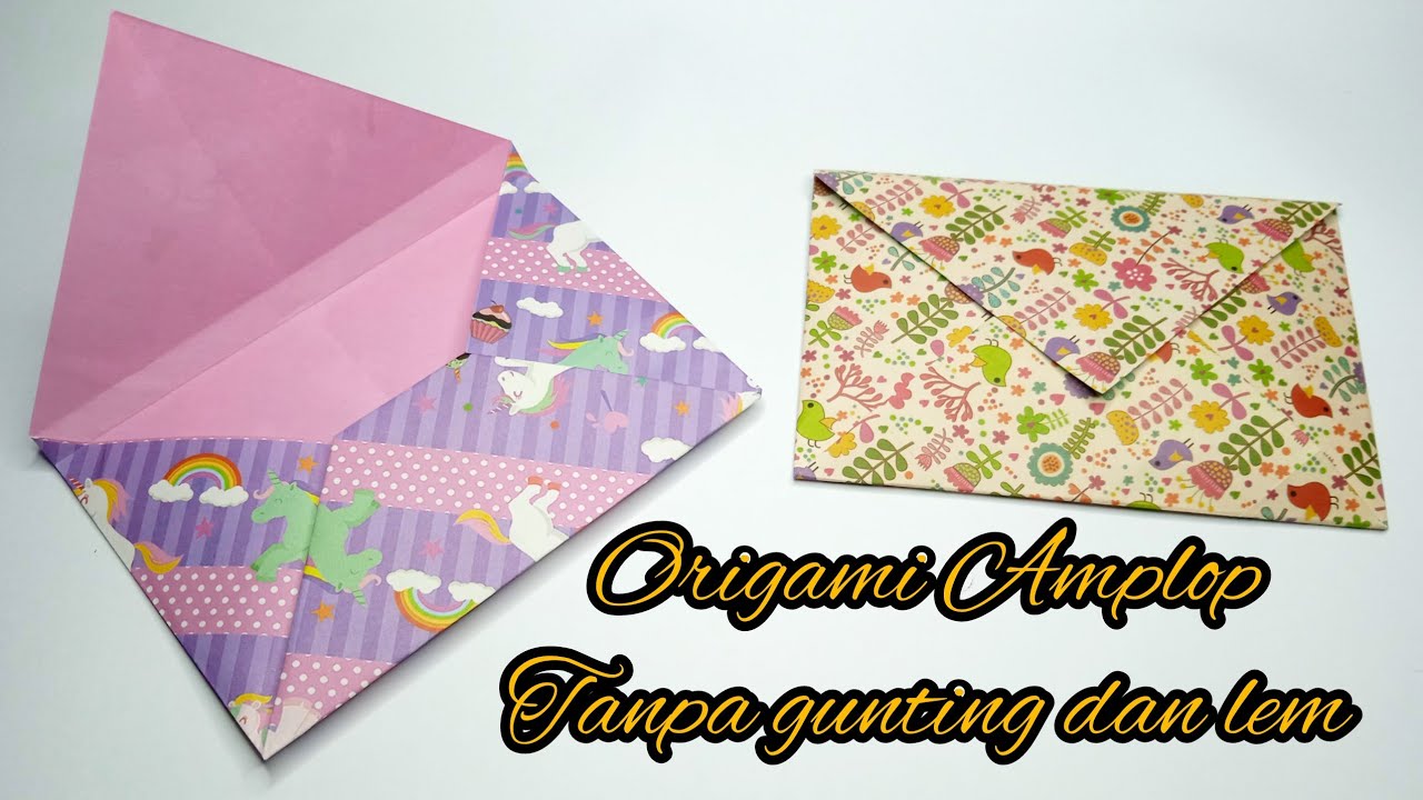 BISA DIISI UANG BUAT ACARA PERNIKAHAN!!! BEGINI CARA MEMBUAT AMPLOP DARI KERTAS ORIGAMI!!!