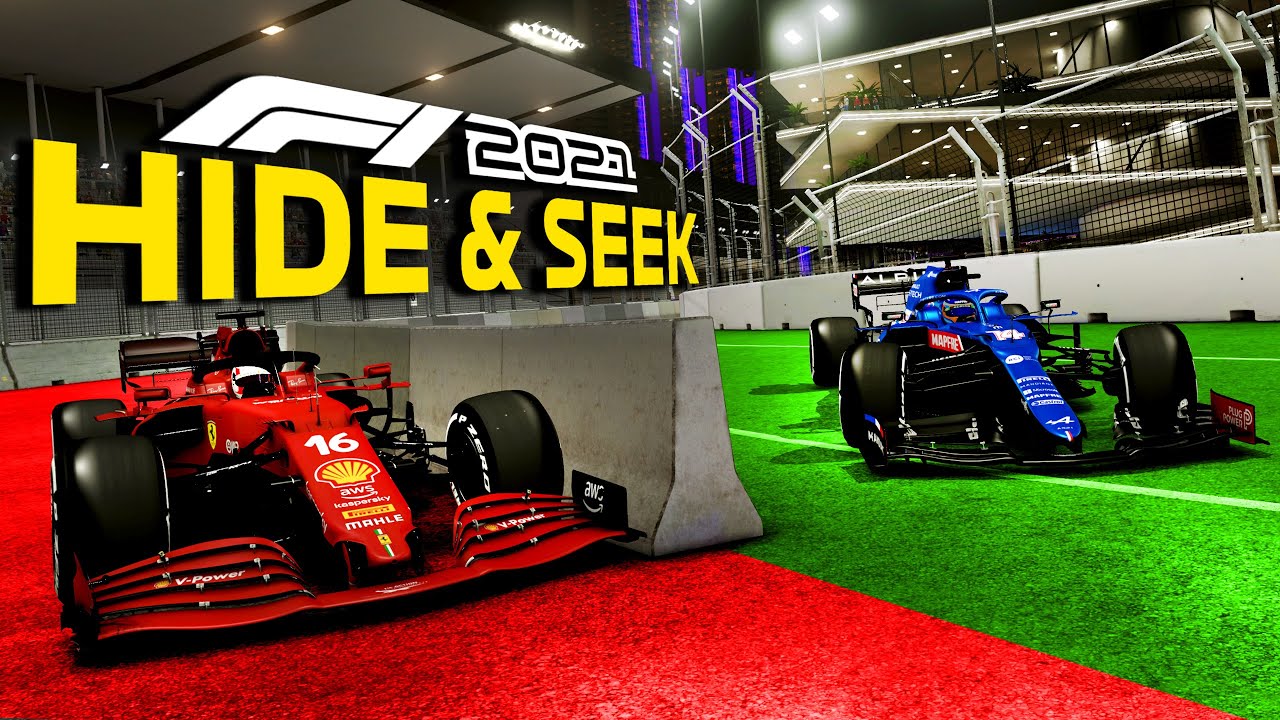 Formula 1 HIDE & SEEK at JEDDAH for the first time! F1 2021 Saudi Arabian Grand Prix Party Game!