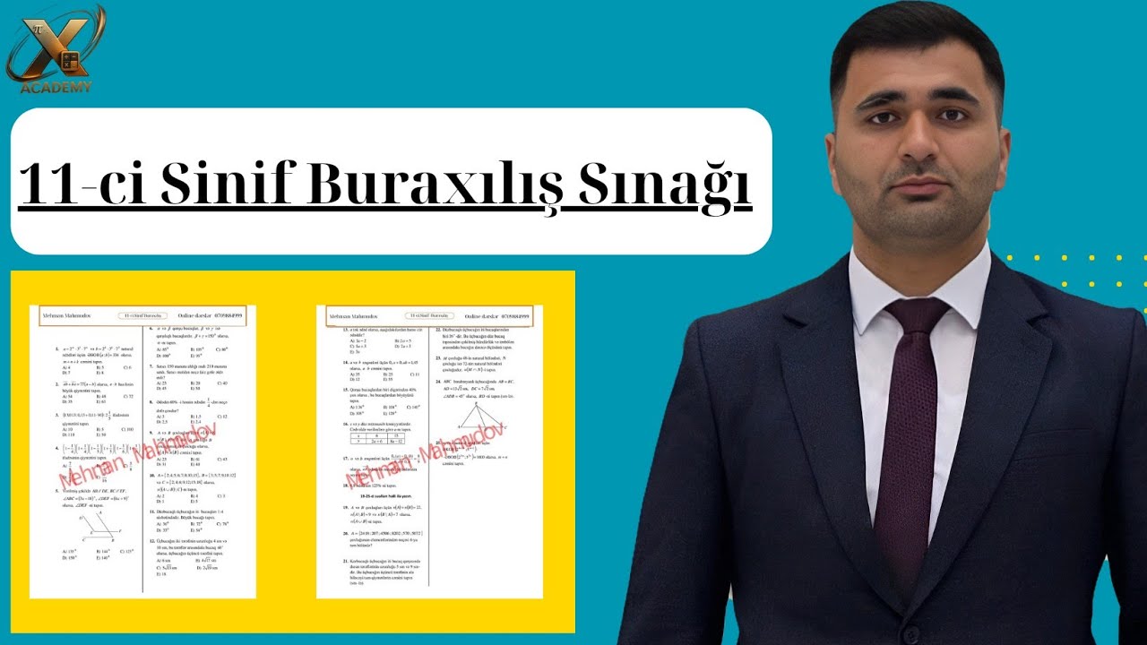 ✅️ 11-ci Sinif Buraxılış | Möhtəşəm Sınaq #dim2026