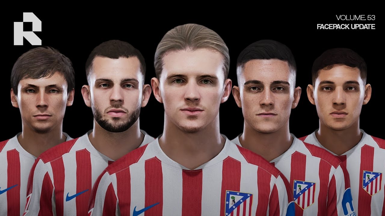 Atletico Madrid Facepack Vol. 54 - PES 2021 & FL25