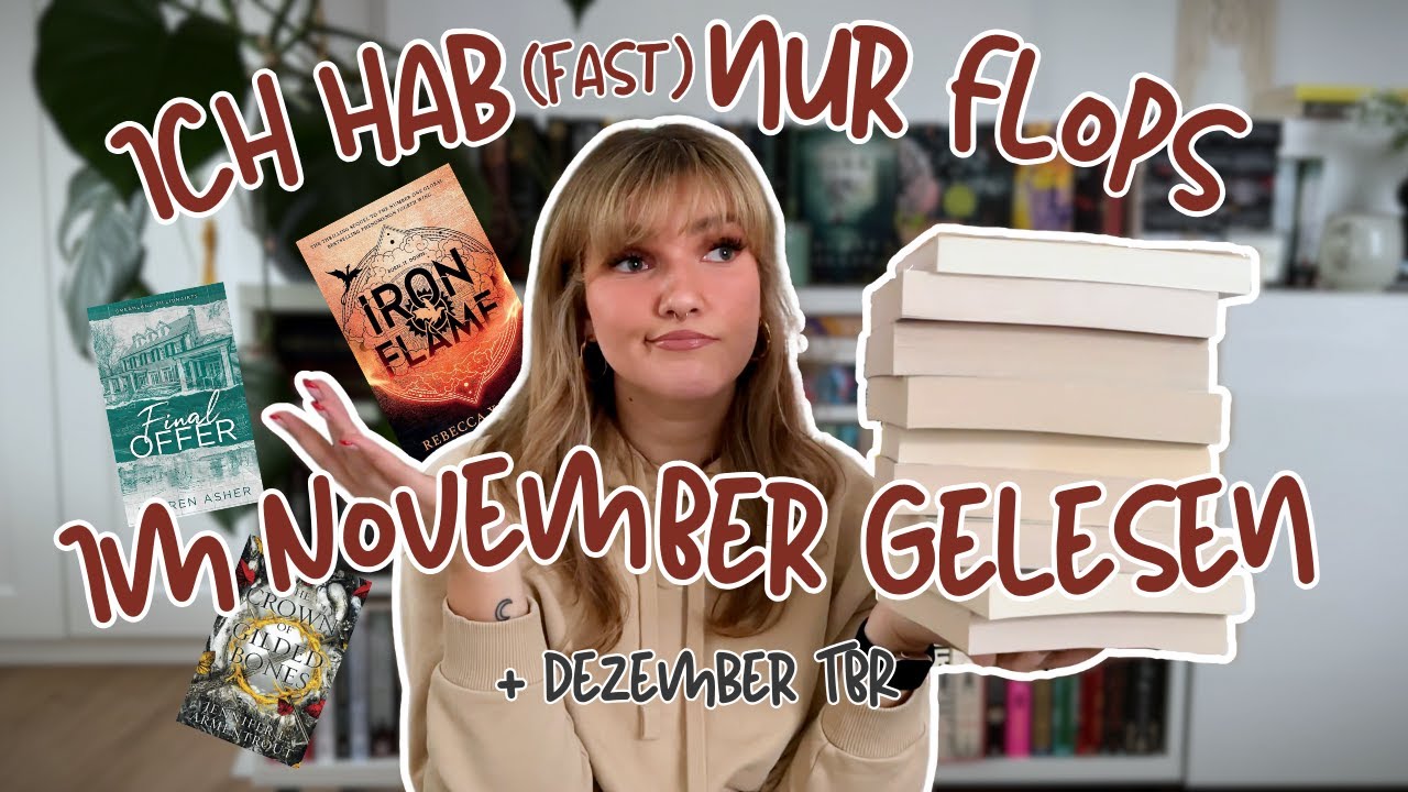 Ich hab im November (fast) nur Flops gelesen + Dezember TBR | Romantasy & Romance Lesemonat