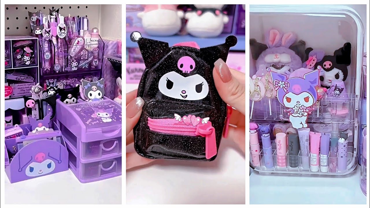 Kuromi Sanrio Haul💜 Коллекция милых штучек Kuromi, Sanrio Crafts #cindyasmr