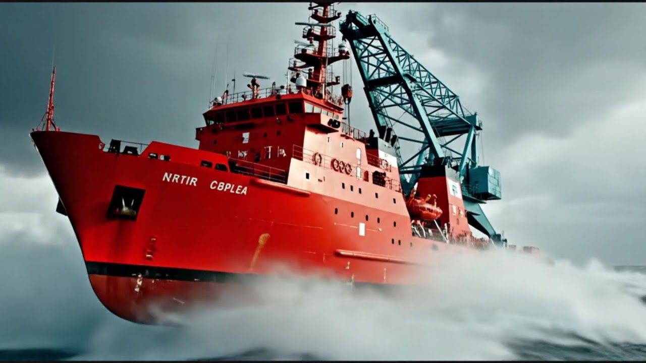 When Giants Face the Wrath of the Sea.#ship #ocean