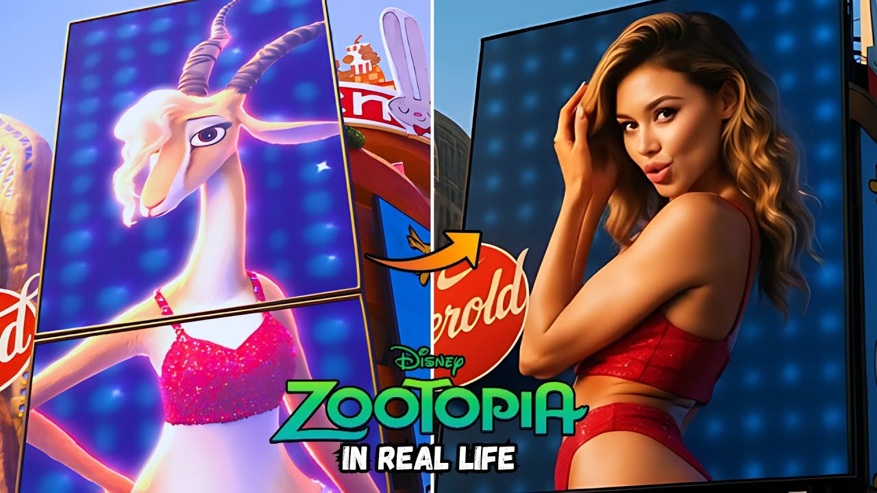 ZOOTOPIA in REAL LIFE | AI Transformation Scene Compilation