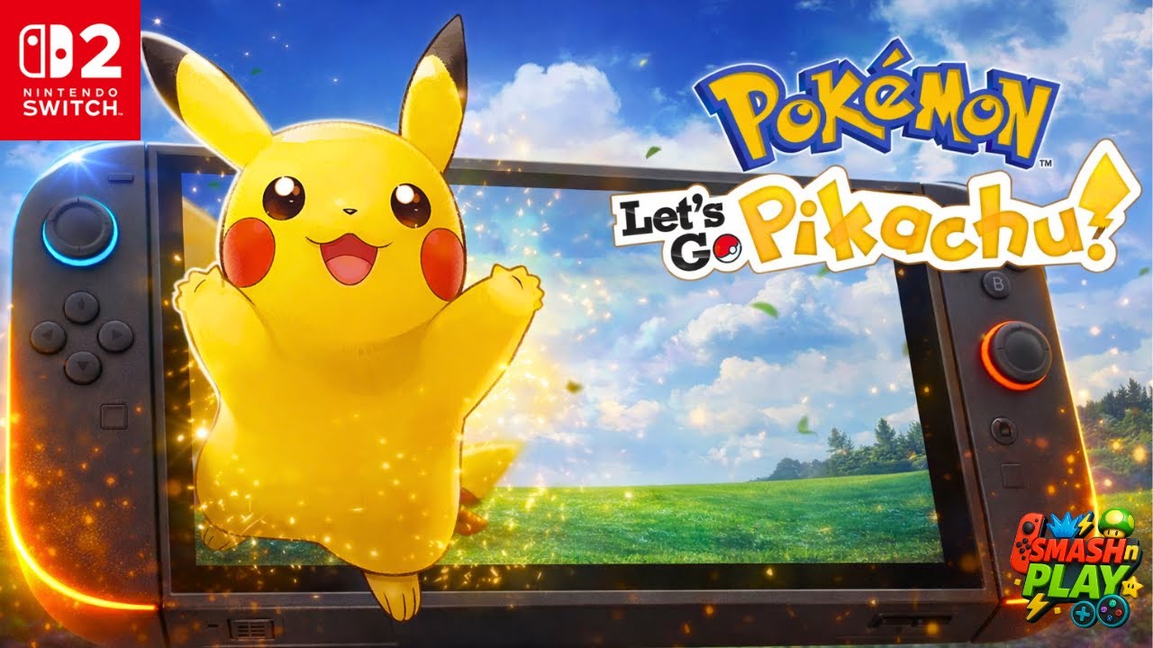 Pokemon Let's Go Pikachu Gameplay on Nintendo Switch 2