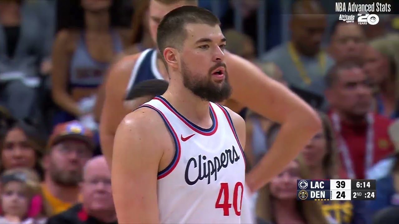 Ivica Zubac 24 pts 15 reb 4 ast vs Denver Nuggets | 2024-10-26