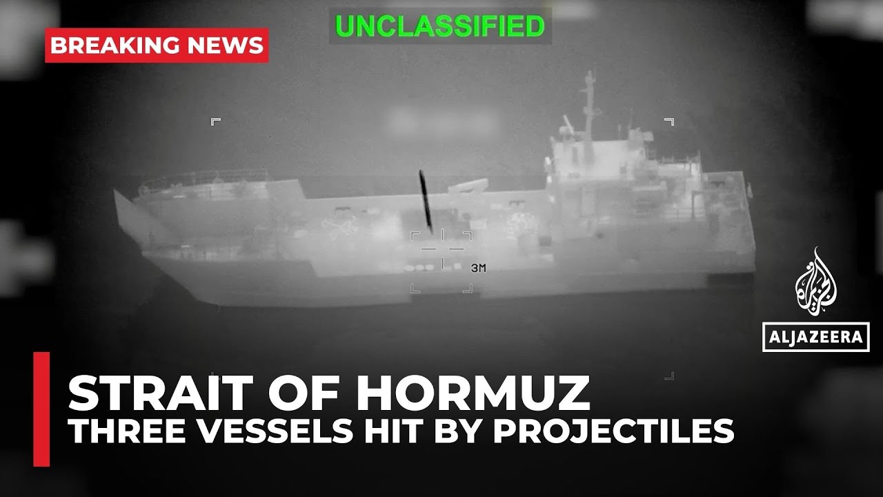 Three commercial ships hit by projectiles near Strait of Hormuz: UK maritime agency