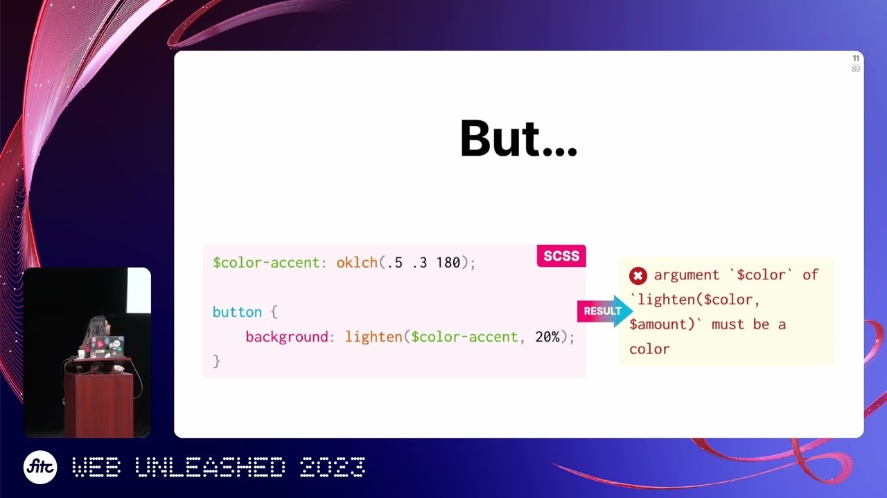 Lea Verou - A Story Of 🧊Ice, 🔥Fire, And 🪆CSS Nesting - Web Unleashed 2023