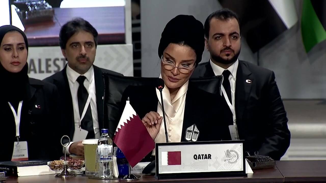 HH Sheikha Moza's Speech United for Peace in Palestine Event