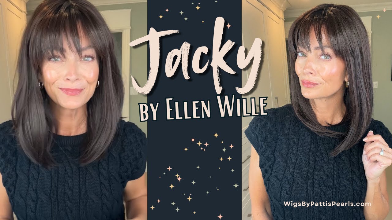 JACKY by Ellen Wille in Dark Chocolate Rooted | WigsByPattisPearls.com Review